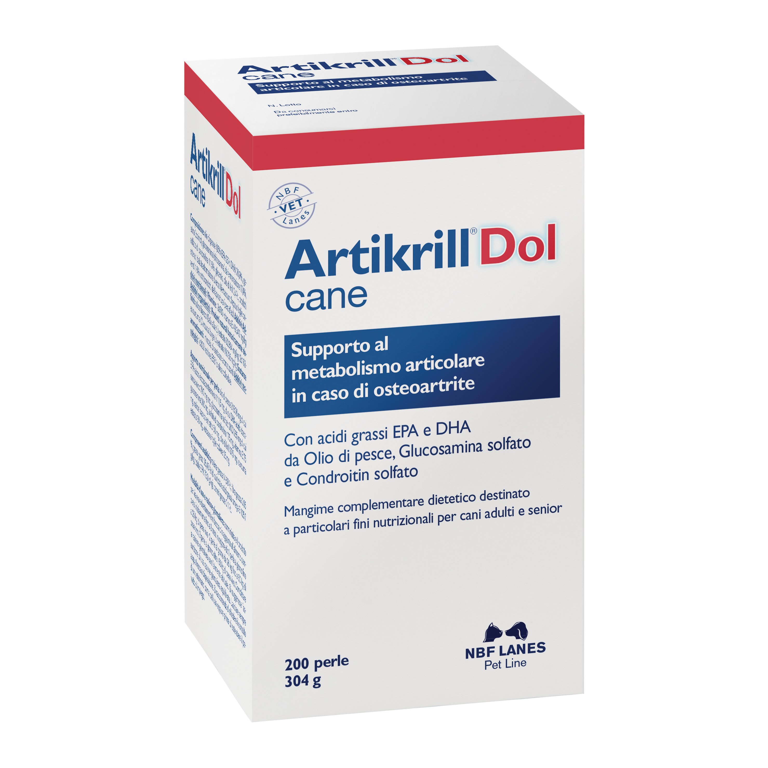 foto del prodotto artikrill dol cane 1 confezione da 200 perle 1 ordine scegli lo sconto bzr5 bzr20 200 punti fedelt integratori per cani