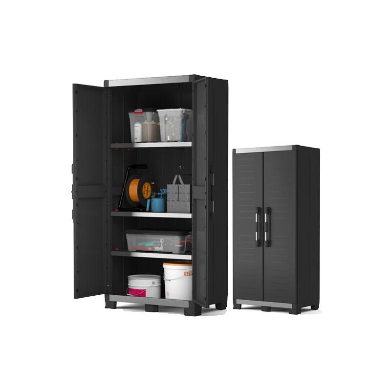 foto del prodotto artplast armadio resina keter garage alto nero l89 p54 h188