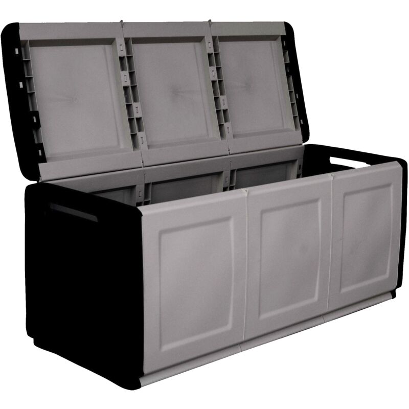 foto del prodotto artplast - baule art plast in plastica grigio nero 57 x 138 x 53 cm