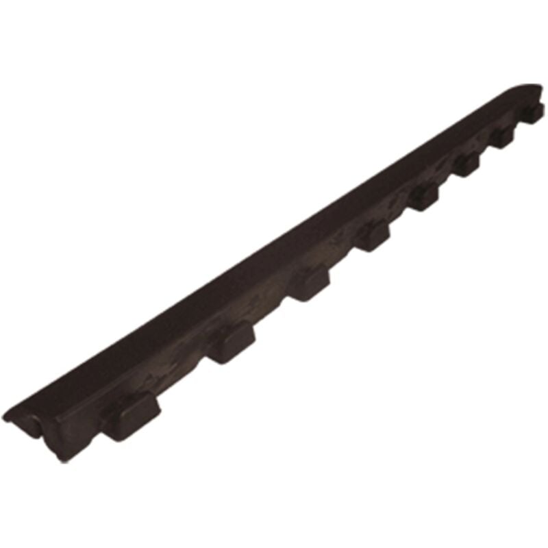 foto del prodotto artplast scivolo con agganci per pavimentazione esterna maschio marrone, 580x56x25 mm.