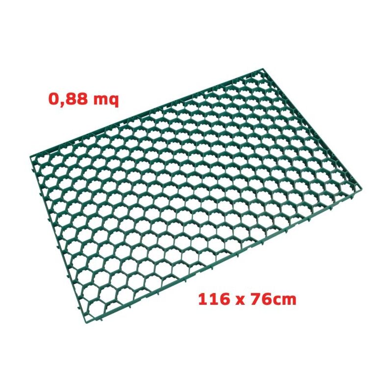 foto del prodotto artplast set 10 griglie salvaprato made in italy piastrella grigliato carrabile plastica 0,88mq