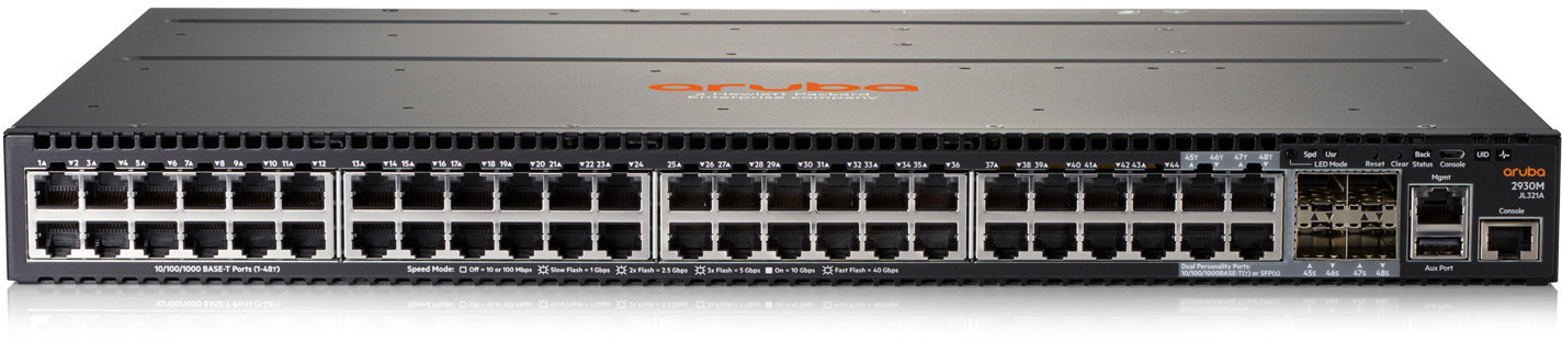 foto del prodotto aruba 2930m 48g with 1 slot switch