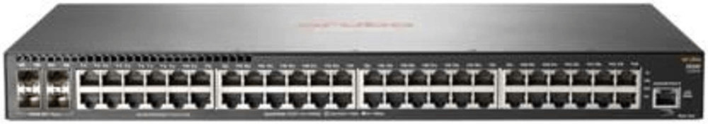 foto del prodotto aruba, a hewlett packard enterprise company aruba 2930f 48g 4sfp gestito l3 gigabit ethernet 10 100 1000 grigio 1u