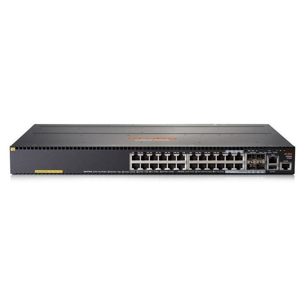 foto del prodotto aruba, a hewlett packard enterprise company aruba 2930m 24g poe 1 slot gestito l3 gigabit ethernet 10 100 1000 grigio 1u supporto power over ethernet poe 
