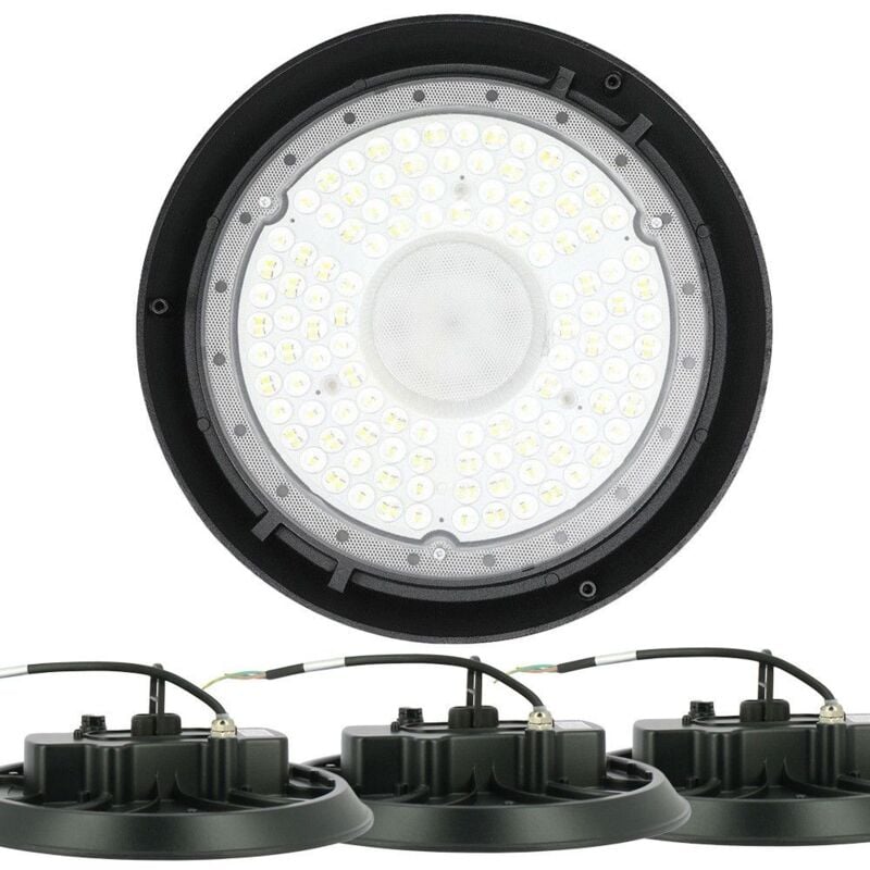 foto del prodotto arum lighting 4 doyle ufo 150w ip65 sospensione industriale