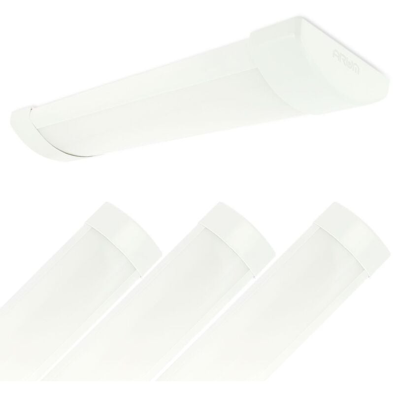 foto del prodotto arum lighting 4 strisce led extrapiatte line 8w eq 80w ip40 750lm 28cm temp rature de couleur bianco neutro 4000k