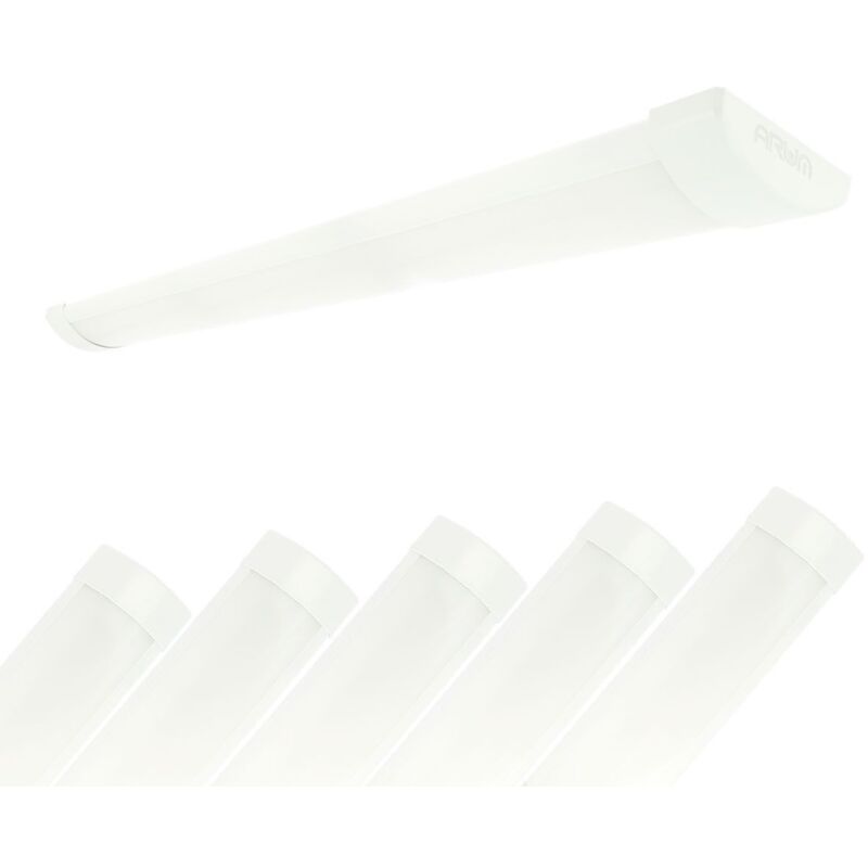 foto del prodotto arum lighting 6 stecche led extrapiatte line 16w ip40 1800lm 60cm temp rature de couleur bianco neutro 4000k