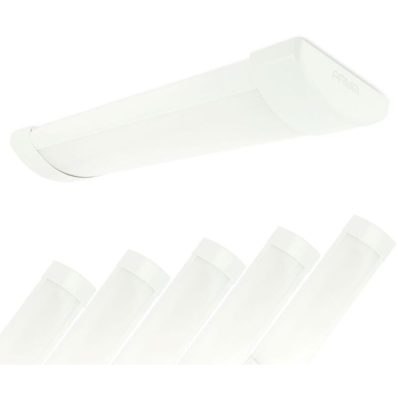 foto del prodotto arum lighting 6 strisce led extrapiatte line 8w eq 80w ip40 750lm 28cm temp rature de couleur 6000k bianco freddo