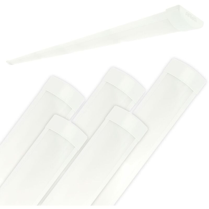 foto del prodotto arum lighting 6 strisce led luminose line 120cm 32w ip40 3400lm temp rature de couleur bianco neutro 4000k