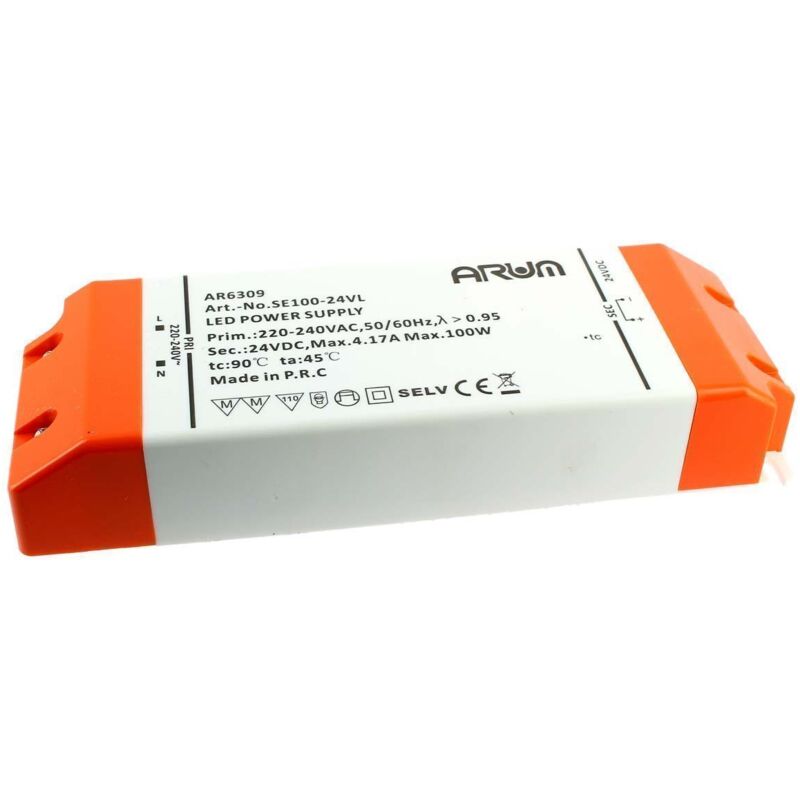 foto del prodotto arum lighting driver led 100 watt selv 24v dc