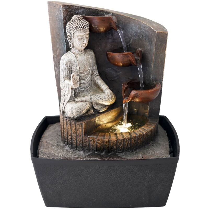 foto del prodotto arum lighting fontana da interno aquazen buddha