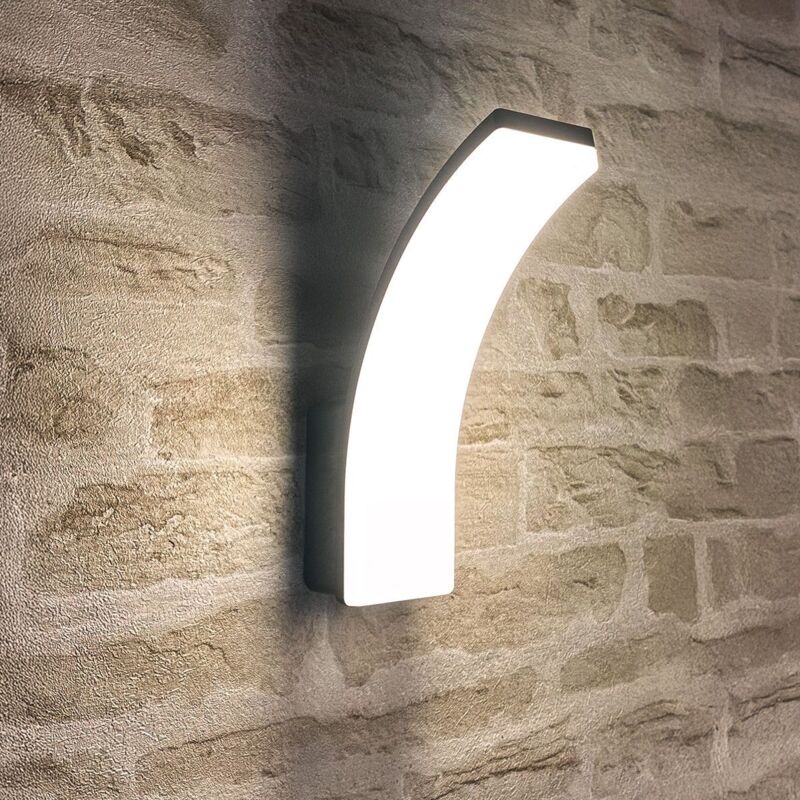 foto del prodotto arum lighting gibiltartar lampada da parete per esterno a led ip65 3 potenze 12w 15w 20w