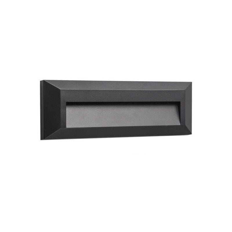 foto del prodotto arum lighting hill applique da esterno marking nero 3.5w ip65 temp rature de couleur bianco caldo 3000k