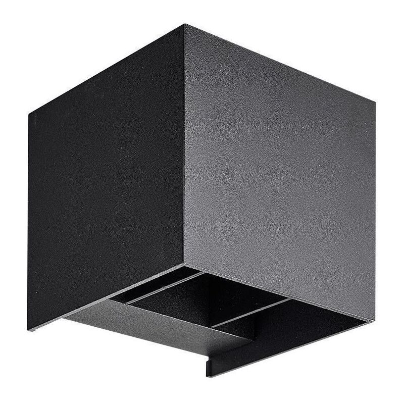 foto del prodotto arum lighting lampada da parete quadrata palma doppio fascio esterno 6w eq 60w ip65 temp rature de couleur bianco caldo 3000k