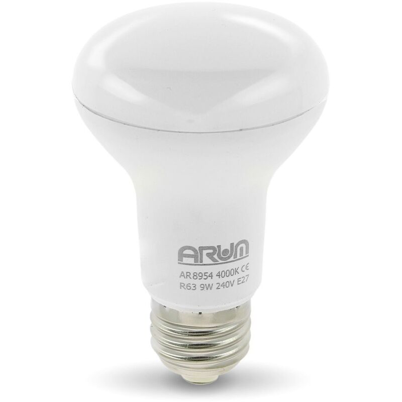foto del prodotto arum lighting lampadina led spot r63 e27 9w eq 60w temp rature de couleur bianco caldo 2700k