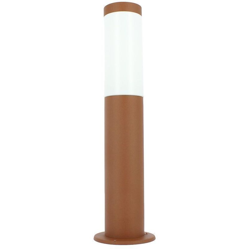 foto del prodotto arum lighting paletto da esterno marrone antico valente altezza 45cm ip44