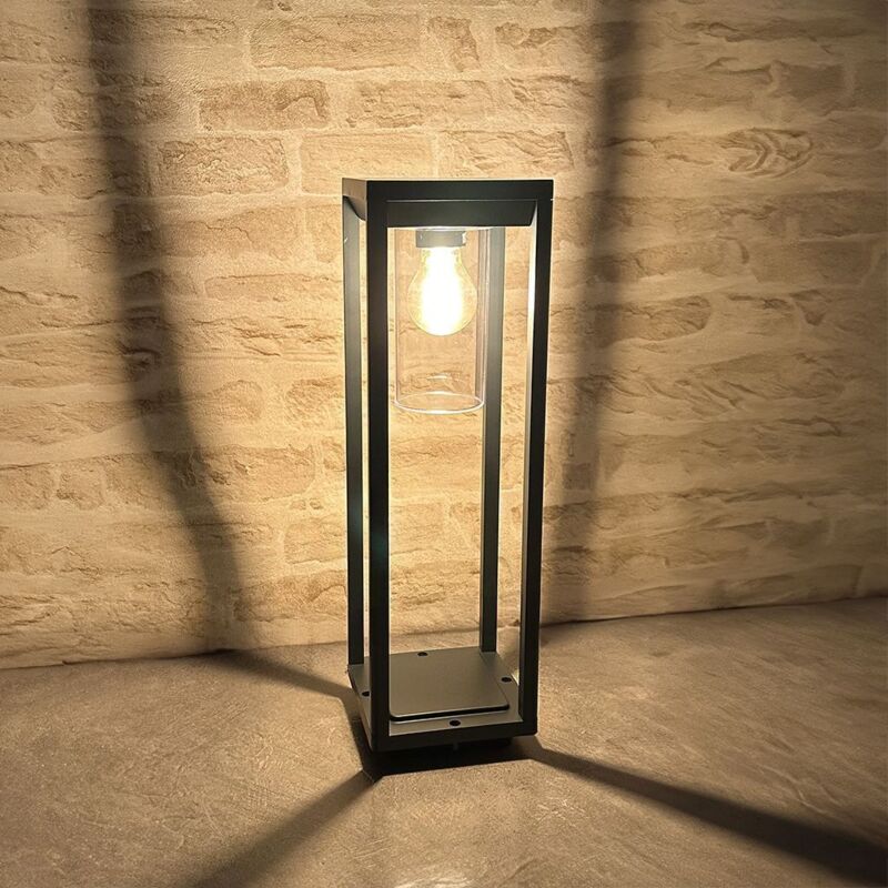 foto del prodotto arum lighting paletto da giardino celesta 50 cm e27 grigio antracite ip44