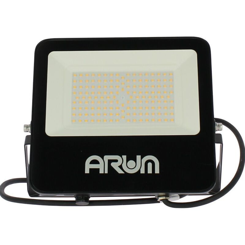 foto del prodotto arum lighting potente proiettore led da esterno ara 100w pro 11480 lm ip65 classe d temp rature de couleur bianco caldo 3000k