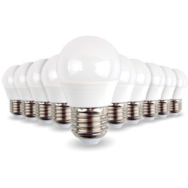 foto del prodotto arum lighting set di 10 lampadine a led e27 mini globe 5,5 w 470 lumen temp rature de couleur bianco caldo 2700k