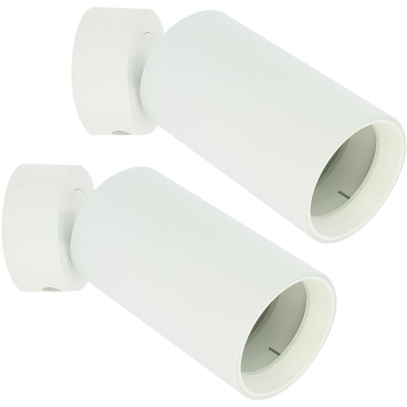 foto del prodotto arum lighting set di 2 applique o faretti jefferson gu10 bianchi