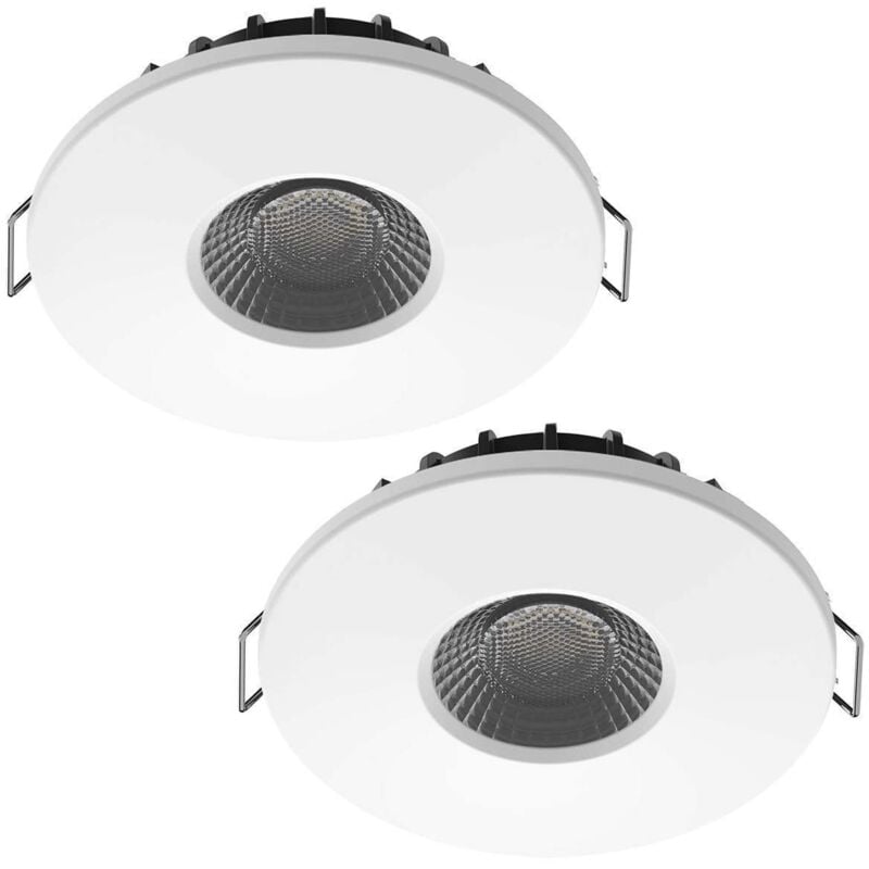 foto del prodotto arum lighting set di 2 faretti da incasso a led 8w milano cct ip65 ik07 con trasformatore dimmerabile