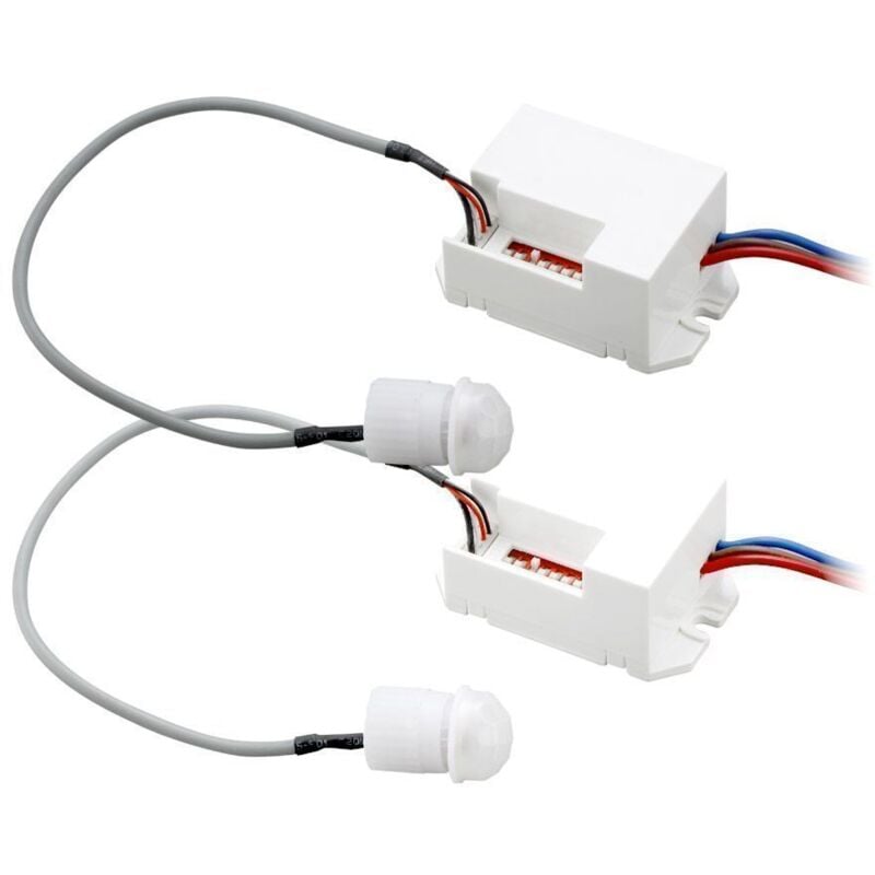 foto del prodotto arum lighting set di 2 rilevatori di movimento da incasso a infrarossi ip65