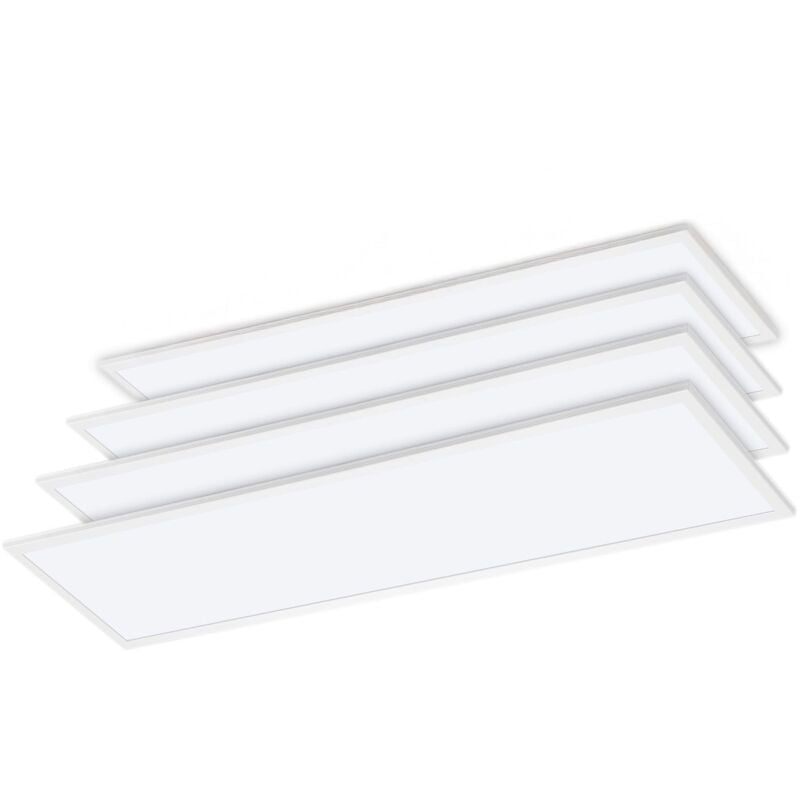 foto del prodotto arum lighting set di 5 pannelli luminosi a led 48w 1200 x 300 mm temp rature de couleur bianco neutro 4000k