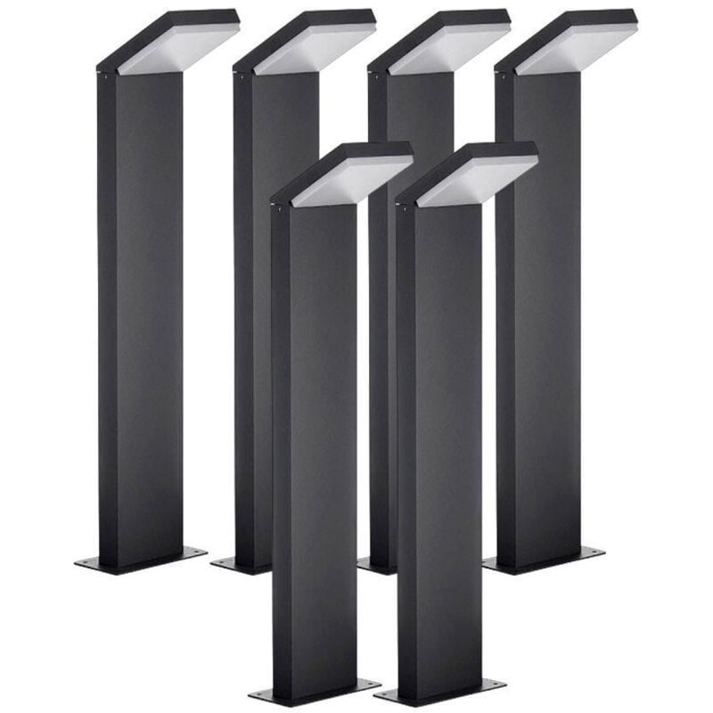 foto del prodotto arum lighting set di 6 paletti led da esterno daytona 12w eq 120w ip44