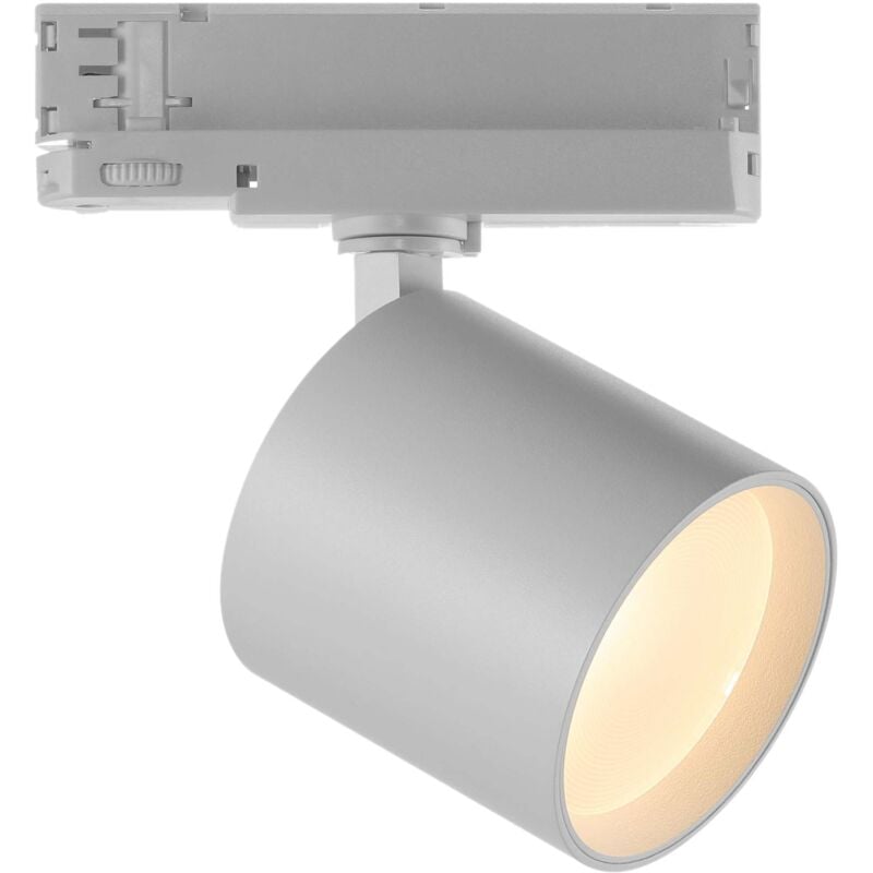 foto del prodotto arum lighting spot tracklight bianco 33w per binario 4 fili equi 180w 2900lm temp rature de couleur bianco neutro 4000k