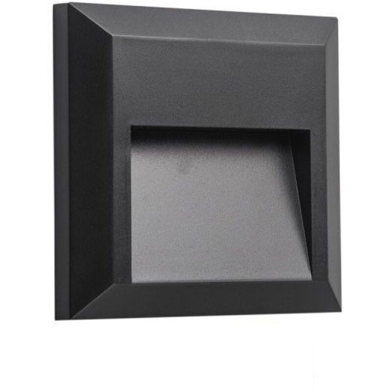 immagine 0 del prodotto arum lighting spring applique balisage nera 1,6w eq 20w ip65 temp rature de couleur bianco caldo 3000k