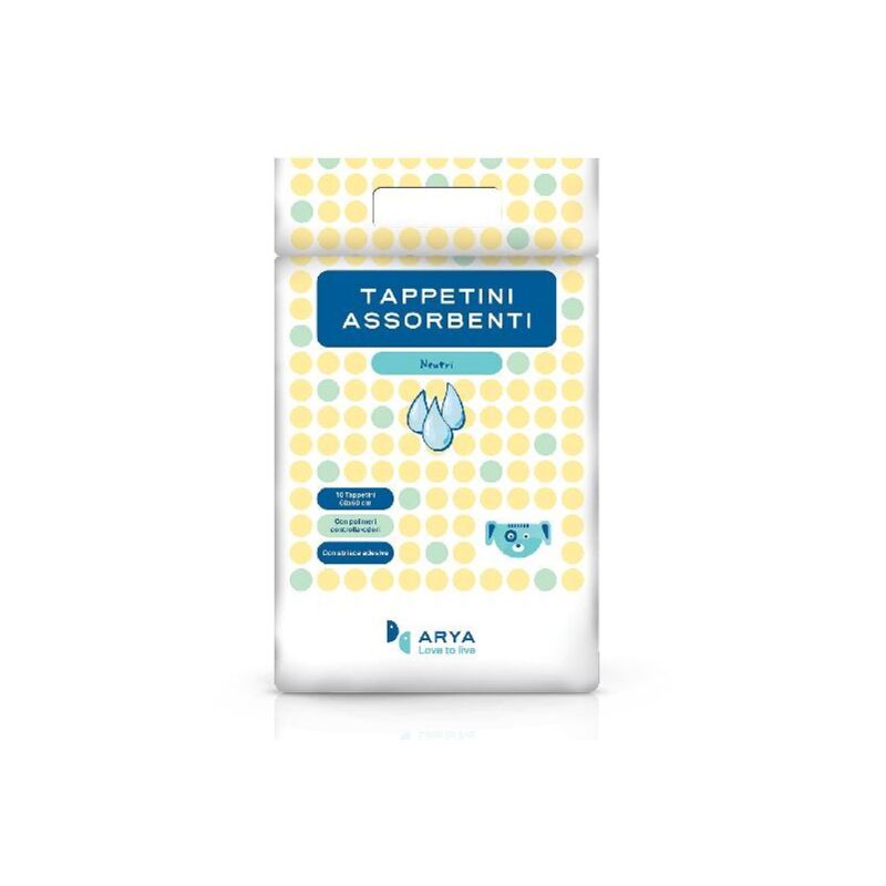 foto del prodotto arya tappetini assorbenti neutri 60x60 40pz