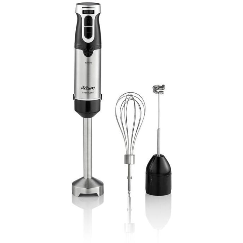 foto del prodotto arzum ar1160 frullatore ad immersione 1000 w regolatore di velocit nero, inox