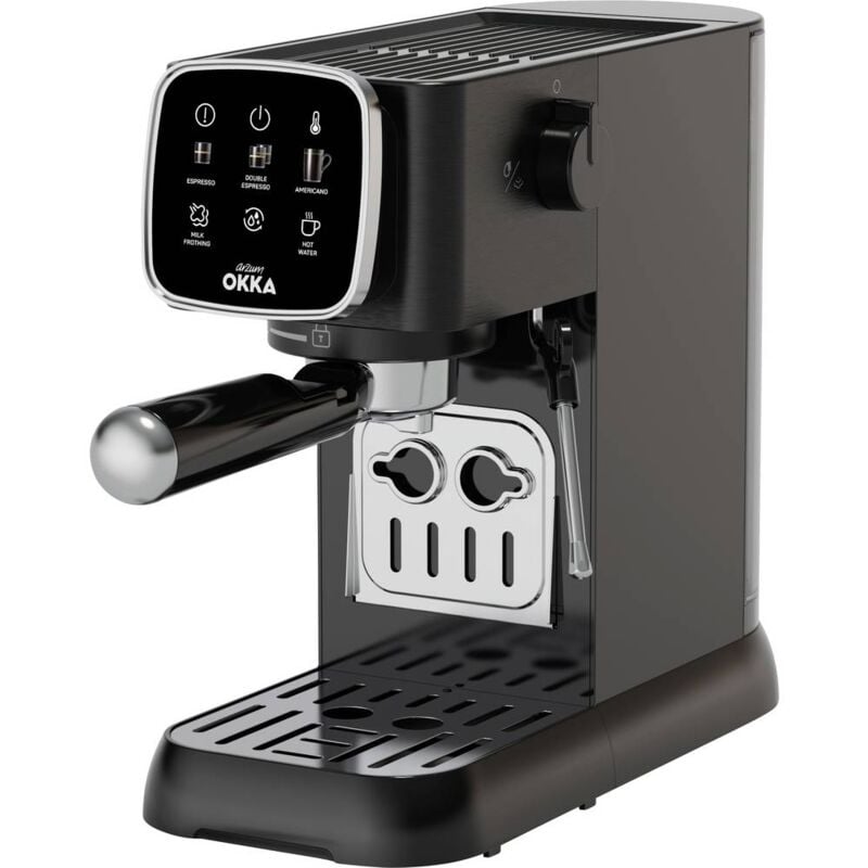 foto del prodotto arzum ok0034 0500 macchina caff a filtri cromo con ugello schiumalatte