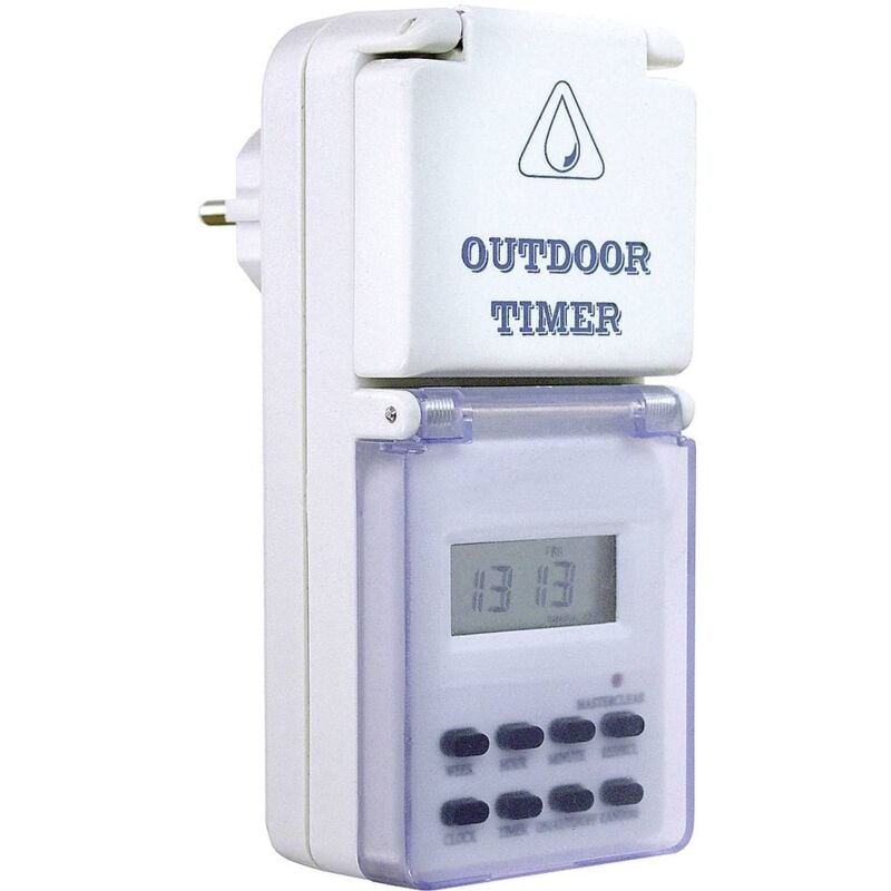 foto del prodotto as schwabe 24033 timer a spina analogico digitale settimanale 3500 w ip44