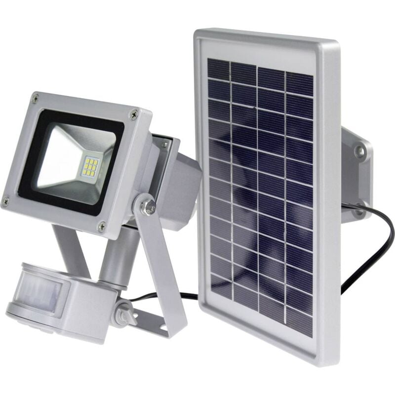 foto del prodotto as schwabe 46978 faretto solare con rilevatore di movimento 10 w bianco neutro