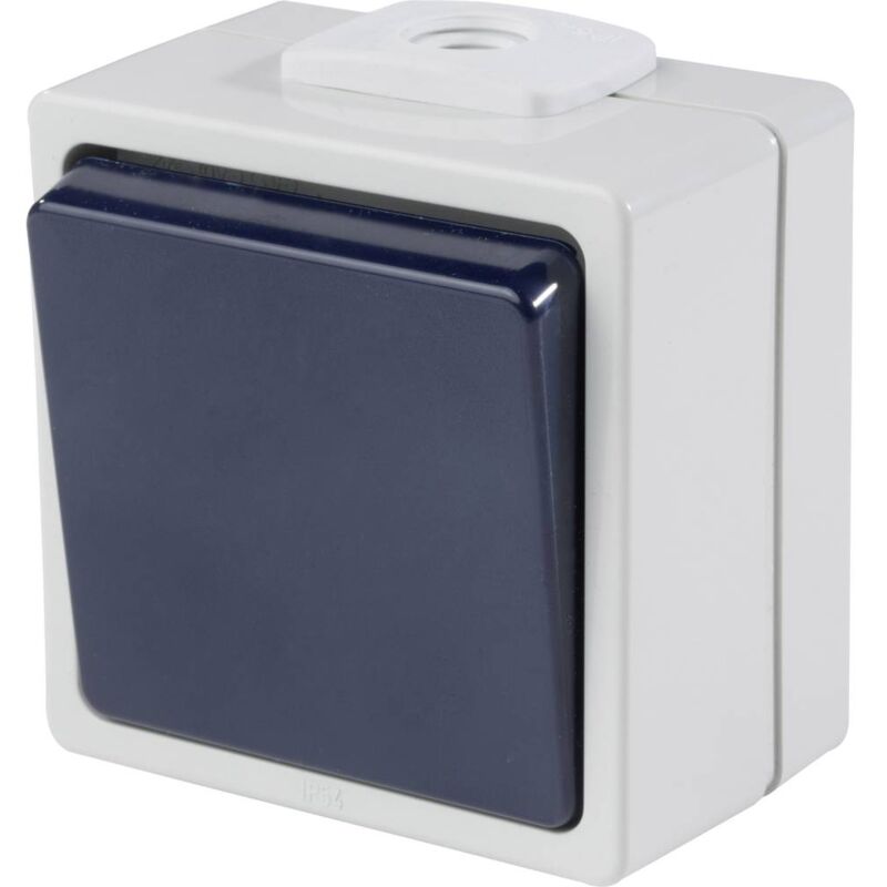 foto del prodotto as schwabe 62450 interruttore da parete ip54 grigio