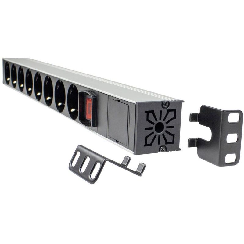 foto del prodotto as schwabe as schwabe 18195 multipresa per rack 19 nero senza connettore 1 pz.