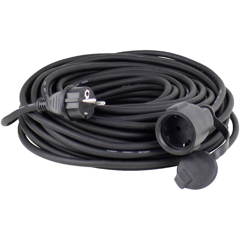 foto del prodotto as schwabe as schwabe 60372 alimentazione prolunga 16 a nero 5.00 m h07rn f 3g 1,5 mm 