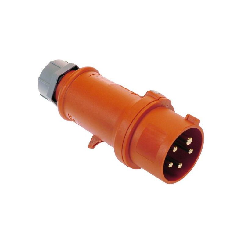 foto del prodotto as schwabe as schwabe 61422 mennekes spina cee 400v 32a, rossa, con connessione a vite