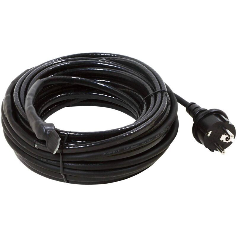 foto del prodotto as schwabe cavo riscaldante antigelo, cavo riscaldante antigelo con termostato, 230 v, 50 60 hz, cavo riscaldante con spina di sicurezza, 15 w m,