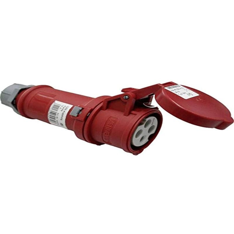 foto del prodotto as schwabe presa elettrica cee 400v 32a 4 pin con contatto a vite per il collegamento di potenza resistente agli urti resistente agli spruzzi