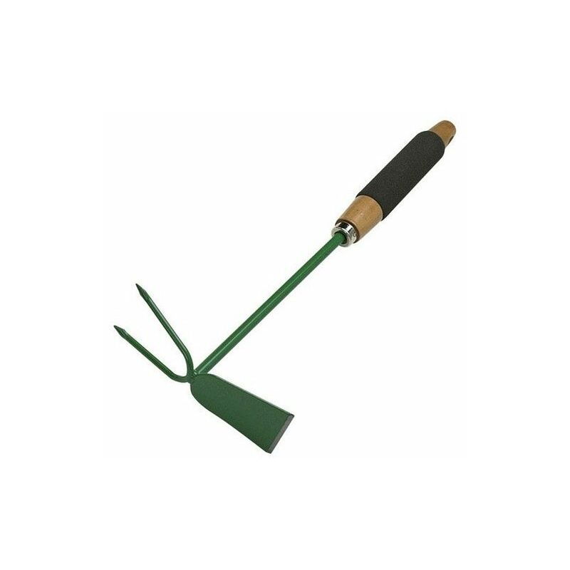 foto del prodotto ascia forchetta da giardino manico papillon schiuma