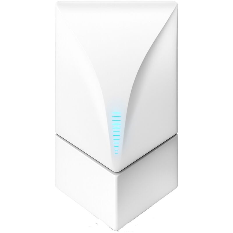foto del prodotto asciuga le mani vitech bianco design ergonomico asciugatura ultra rapida
