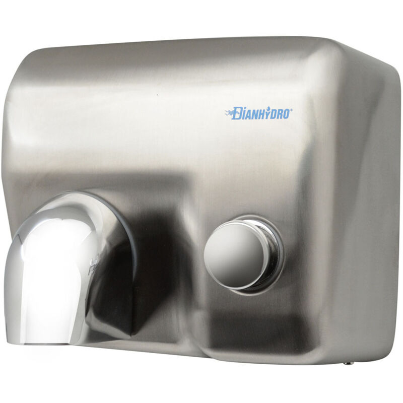 foto del prodotto asciugamani ad aria calda elettrico manuale modello pechino cromo