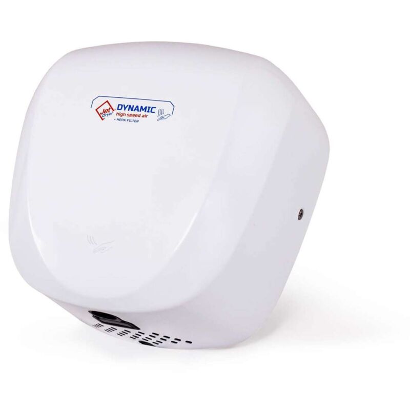 foto del prodotto asciugamani automatici asciugamani touchless dynamic, metallo laccato bianco 8596220009357 jet dryer
