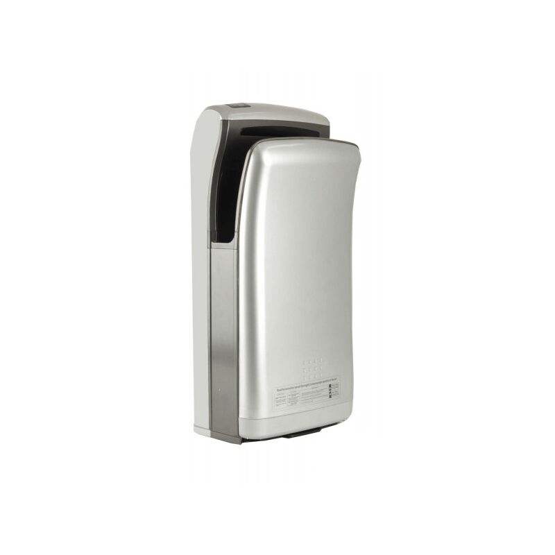 foto del prodotto asciugamani automatici vitech doppio getto d aria grigio 1800w a rapida essiccazione