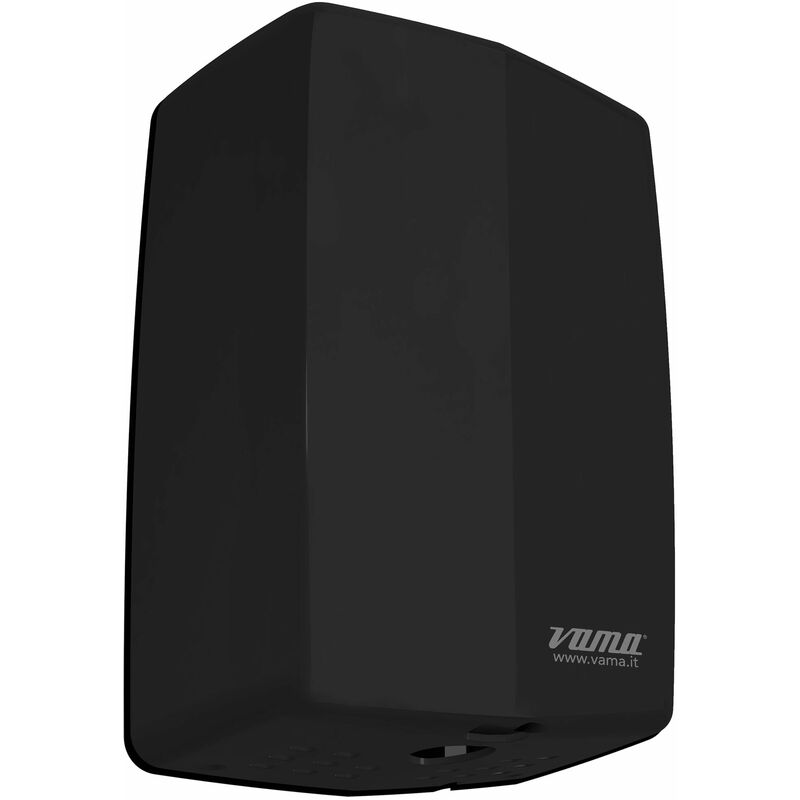 foto del prodotto asciugamani elettrico 1000w vama dry max uv abs nero