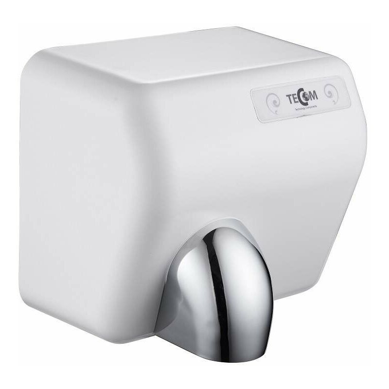 foto del prodotto asciugamani elettrico a parete con azionamento a sensore tecom arrow lfhd1m bianco opaco