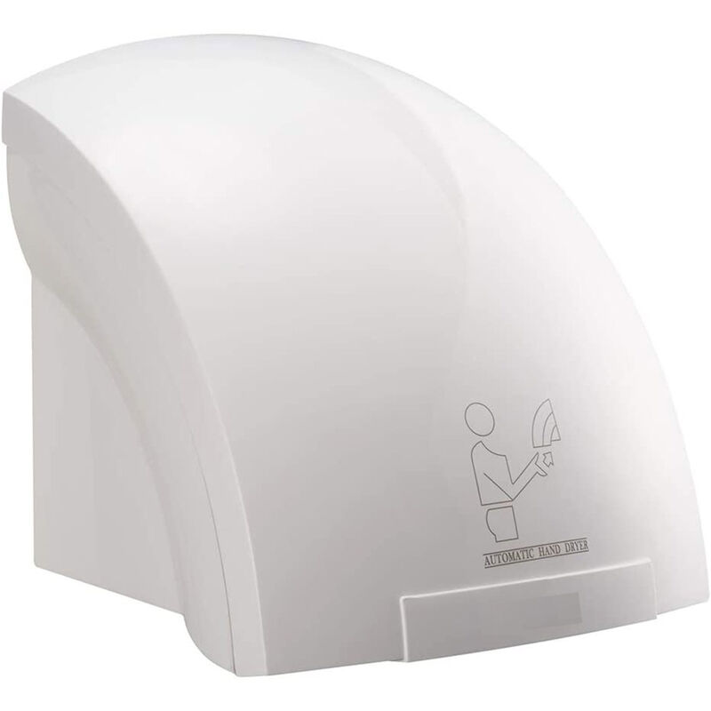 foto del prodotto asciugamani elettrico automatico a parete con fotocellula asciugatore ad aria calda con fotocellula ad aria calda asciuga mani 1800 watt