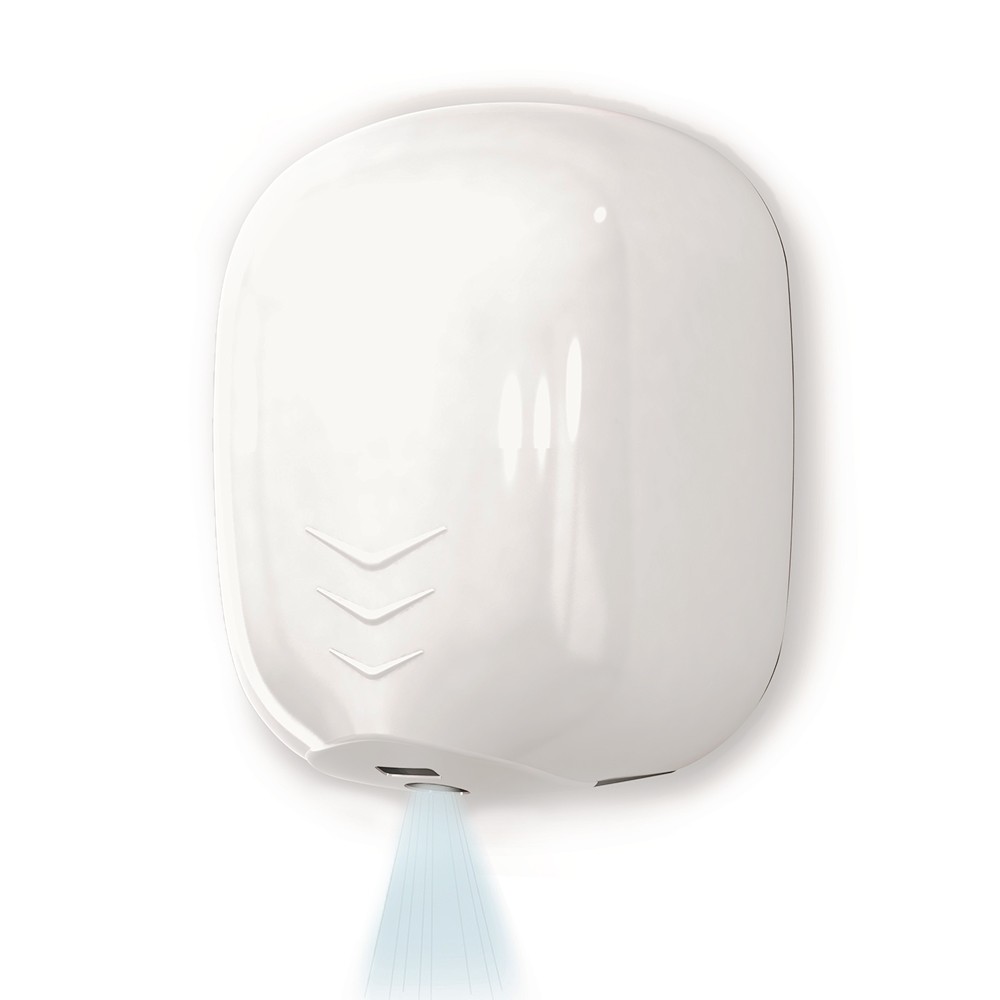 foto del prodotto asciugamani elettrico bianco con fotocellula 1100w